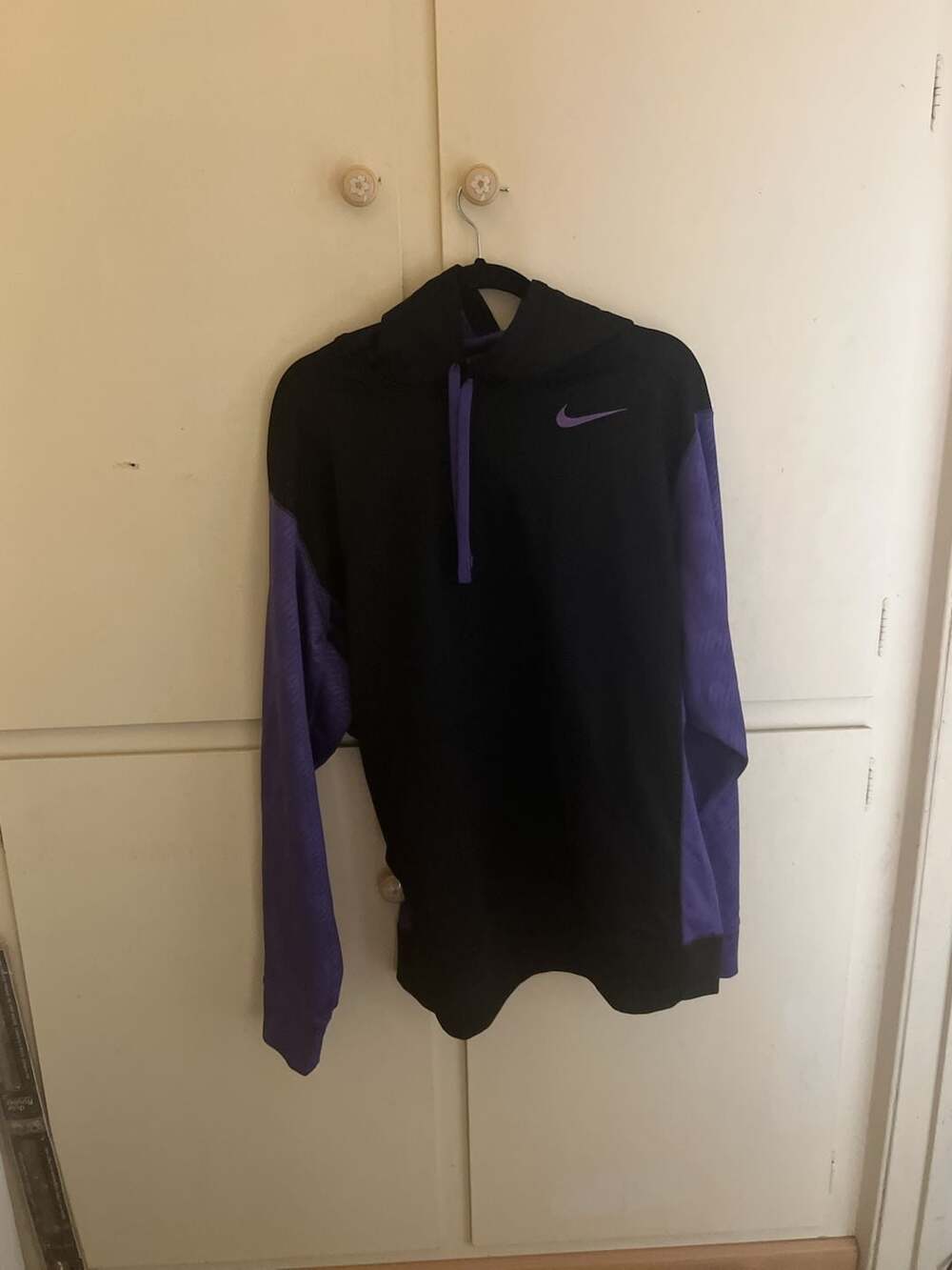 Nike Therma-Fit Hoodie Black Purple Men's XL